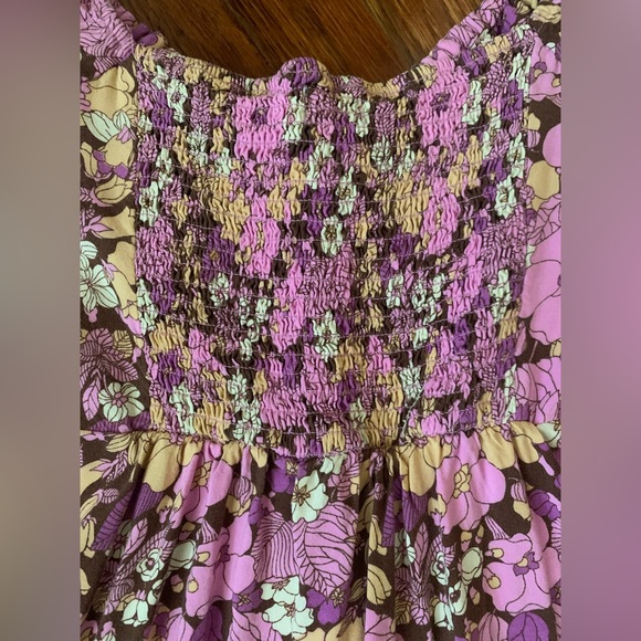 Urban outfitters pink floral mini dress - Picture 6 of 7